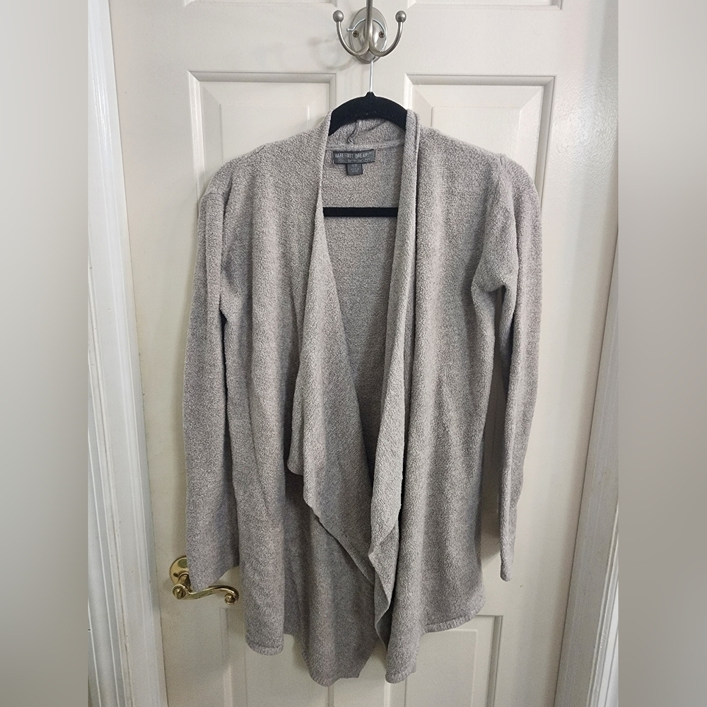 Barefoot Dreams Gray Open Cardigan Size S/M